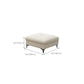 Stain-Resistant Sectional Sofa for Living Room in White with Pillow Top Arm
