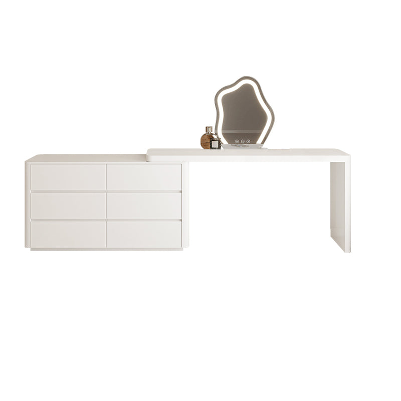 Set di sgabelli da toeletta da stoccaggio da stoccaggio da stoccaggio da scrivania per trucco in legno