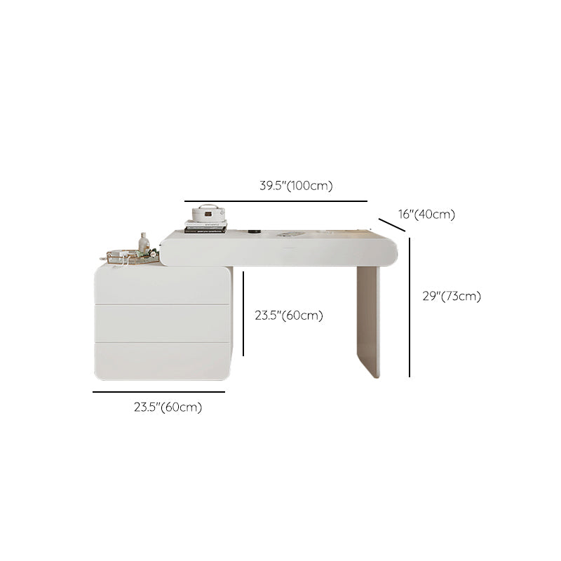 Set di sgabelli da toeletta da stoccaggio da stoccaggio da stoccaggio da scrivania per trucco in legno