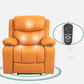 Nordic Style Faux Leather Recliner Chair Solid Color Standard Recliner Clearhalo 'Chairs & Seating' 'furn' 'furn_recliners' 'Furniture' 'Living Room Furniture' 'Recliners' 7005962