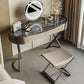 Glam Dressing Table Lighted Mirror 2-Drawer Bedroom Make-up Vanity