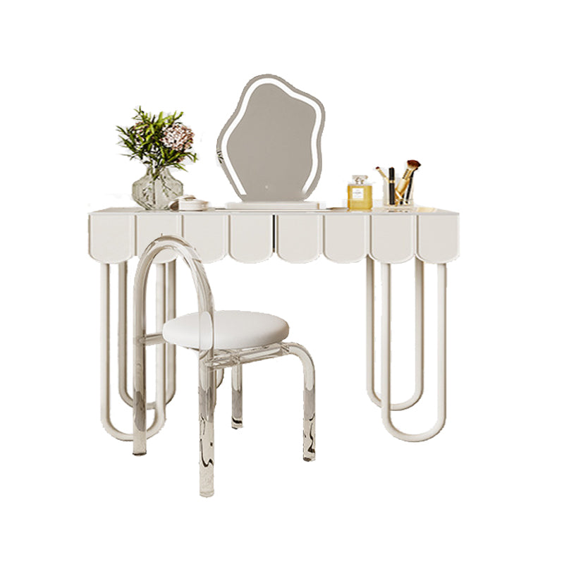 照明ミラーメイクアップバニティデスクホワイトバニティドレッシングテーブルセット