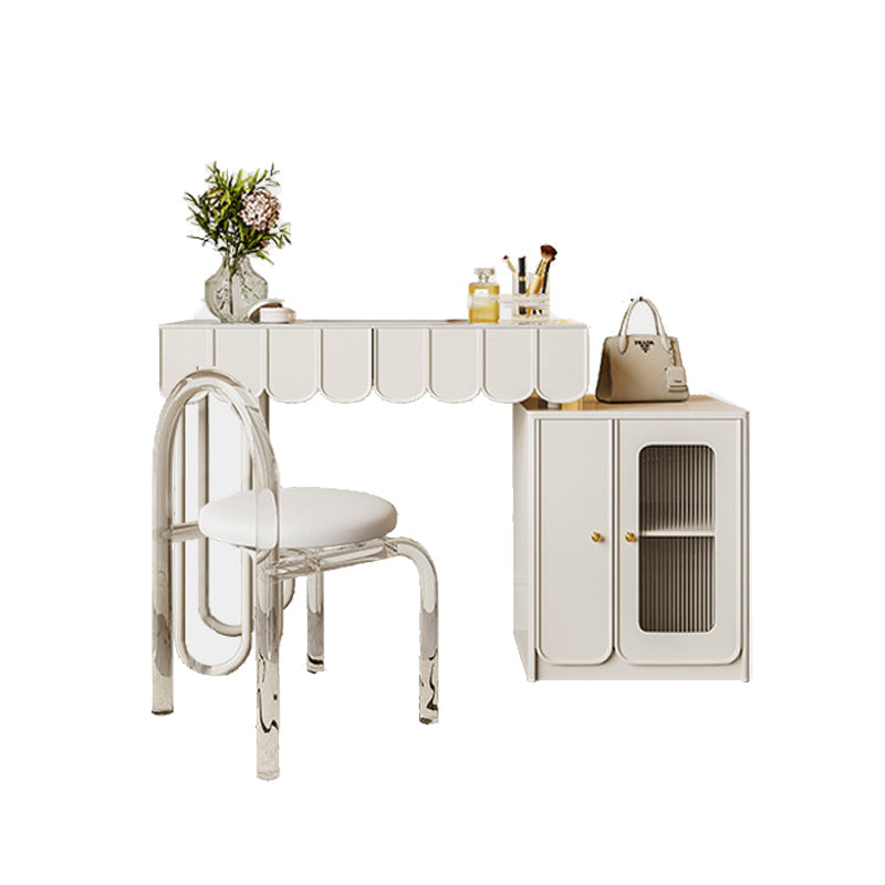 照明ミラーメイクアップバニティデスクホワイトバニティドレッシングテーブルセット