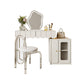 照明ミラーメイクアップバニティデスクホワイトバニティドレッシングテーブルセット