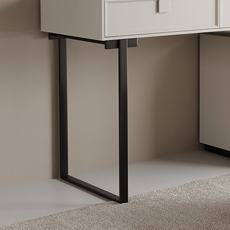 Standing White Makeup Vanity Desk Bedroom Vanity Dressing Table Set Clearhalo 'Bedroom Furniture' 'furn' 'furn_makeup_vanities' 'Furniture' 'Makeup Vanities' 'makeup_vanities' 7006153