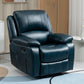 USB Charge Port Recliner Arm Swivel Rocker Standard Recliner Royal Blue Clearhalo 'Chairs & Seating' 'furn' 'furn_recliners' 'Furniture' 'Living Room Furniture' 'Recliners' 7006276