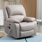 USB Charge Port Recliner Arm Swivel Rocker Standard Recliner Light Gray Clearhalo 'Chairs & Seating' 'furn' 'furn_recliners' 'Furniture' 'Living Room Furniture' 'Recliners' 7006284