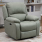 USB Charge Port Recliner Arm Swivel Rocker Standard Recliner Green Clearhalo 'Chairs & Seating' 'furn' 'furn_recliners' 'Furniture' 'Living Room Furniture' 'Recliners' 7006286