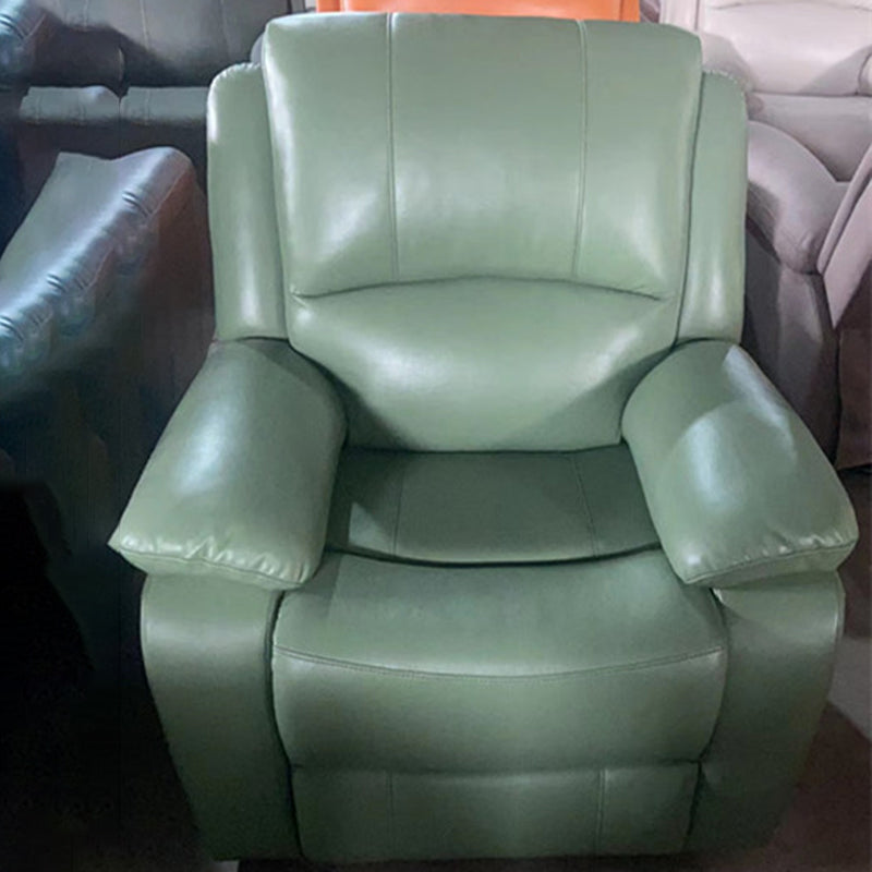 USB Charge Port Recliner Arm Swivel Rocker Standard Recliner Turquoise Clearhalo 'Chairs & Seating' 'furn' 'furn_recliners' 'Furniture' 'Living Room Furniture' 'Recliners' 7006294