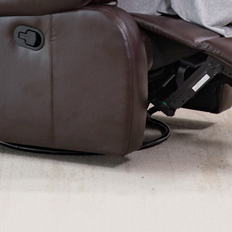 Sedia reclinabile contemporanea con telaio in metallo lumbar reclinabile