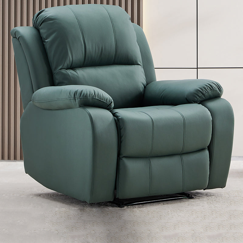 Living Room Standard Recliner Modern & Contemporary Solid Color Recliner Chair Tech Cloth Dark Gray Clearhalo 'Chairs & Seating' 'furn' 'furn_recliners' 'Furniture' 'Living Room Furniture' 'Recliners' 7006369