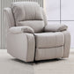 Living Room Standard Recliner Modern & Contemporary Solid Color Recliner Chair Tech Cloth Light Grey Clearhalo 'Chairs & Seating' 'furn' 'furn_recliners' 'Furniture' 'Living Room Furniture' 'Recliners' 7006373