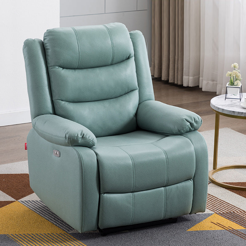 Reclinabile standard in pelle finta contemporanea reclinabile da 33,5 "