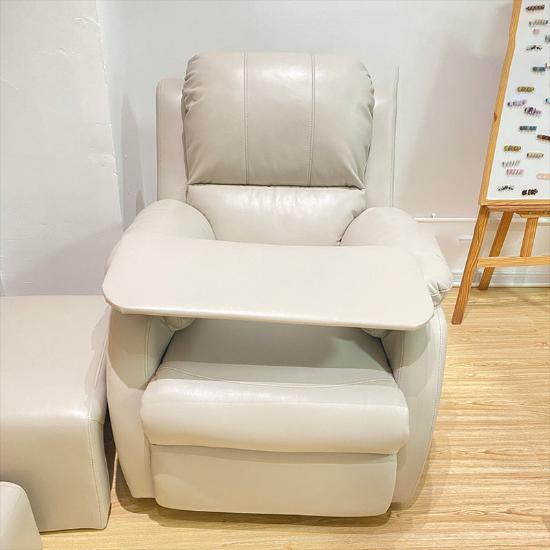 Fauteuil inclinable de couleur de couleur unie en métal inclinable standard avec pied indépendant