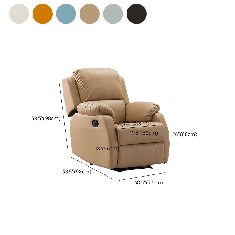 Fauteuil inclinable de couleur de couleur unie en métal inclinable standard avec pied indépendant