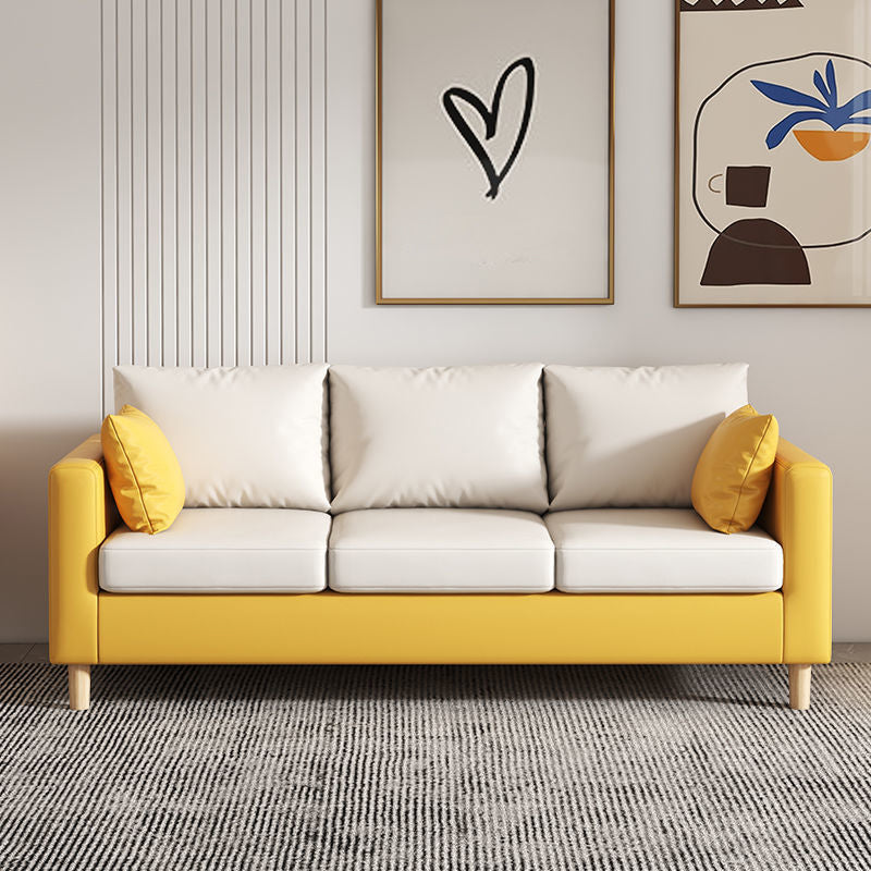 現代のタキシードアームソファリビングルーム用のバックセッピールーズバックセッピー