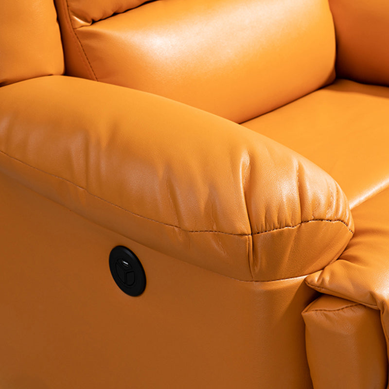 Traditionele recliner stoel vaste kleur standaard ligstoel met onafhankelijke voet