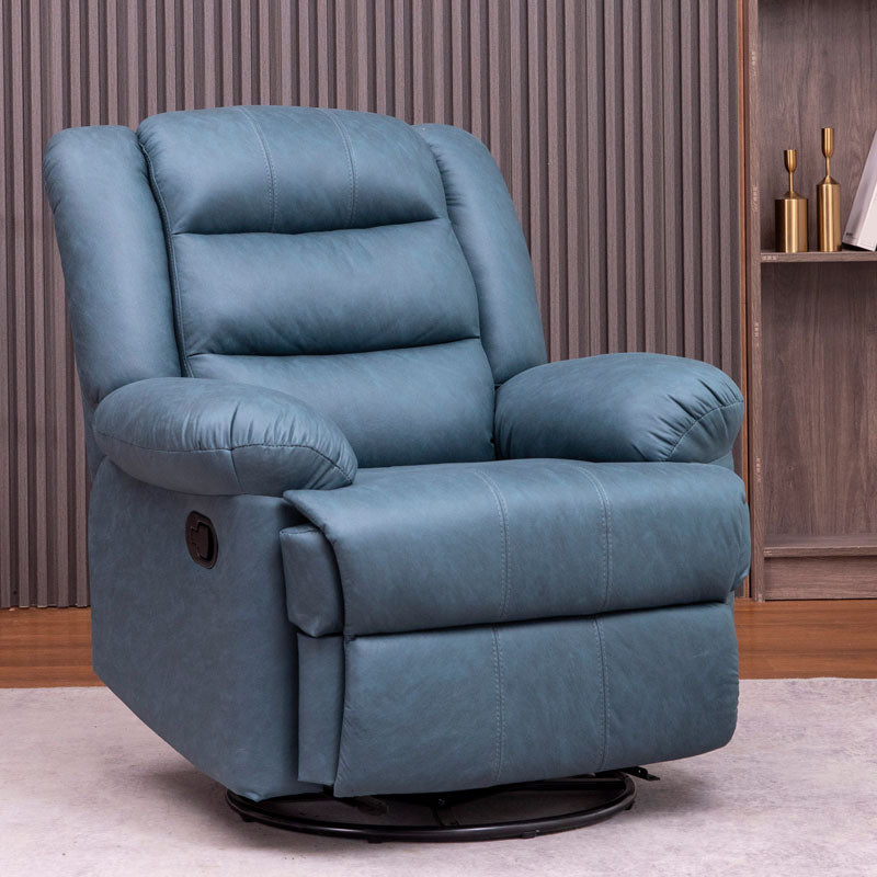 Traditionele recliner stoel vaste kleur standaard ligstoel met onafhankelijke voet