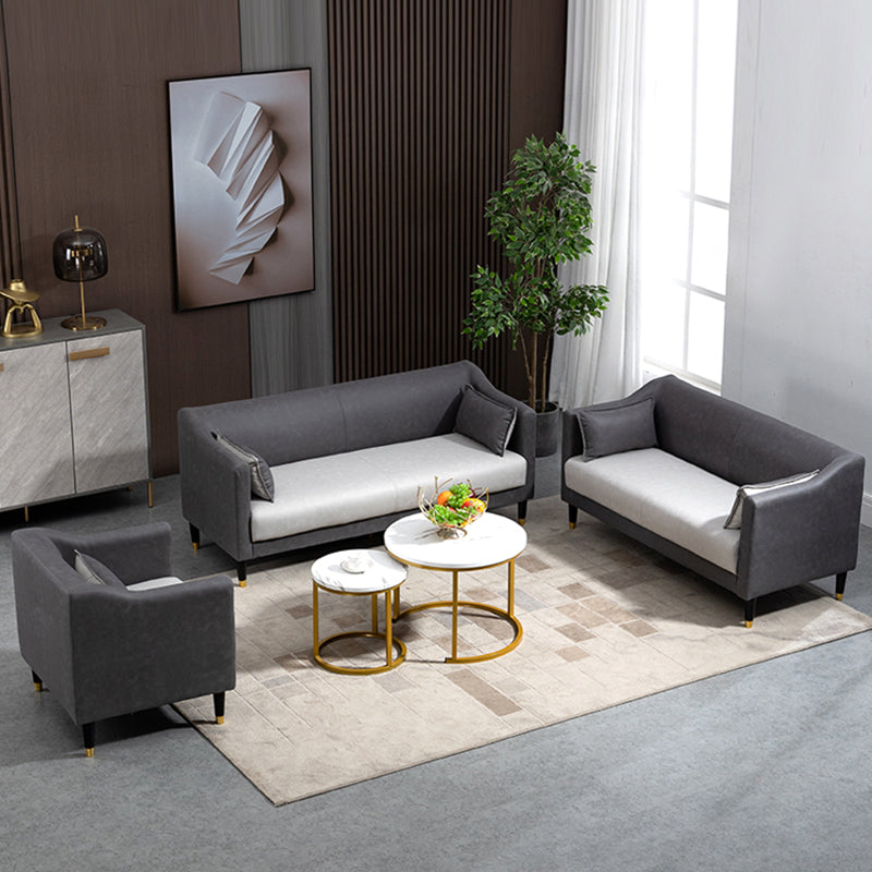 Stain Resistant Standard Sofa Pillows Included Settee with Metal Legs Clearhalo 'furn' 'furn_sofas' 'Furniture' 'Living Room Furniture' 'Sofa' 'sofas' 7007192