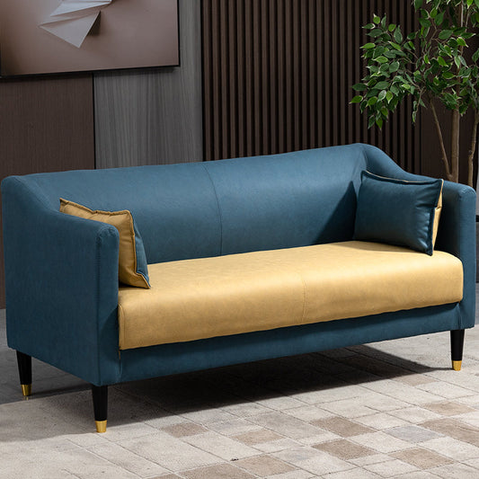 Stain Resistant Standard Sofa Pillows Included Settee with Metal Legs Clearhalo 'furn' 'furn_sofas' 'Furniture' 'Living Room Furniture' 'Sofa' 'sofas' 7007216