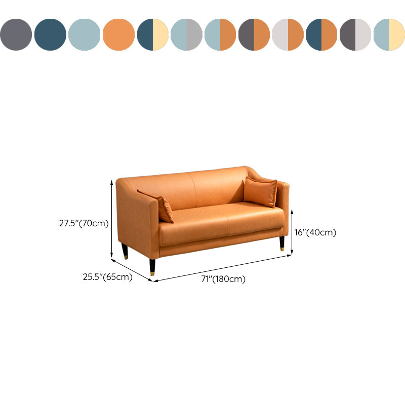 Stain Resistant Standard Sofa Pillows Included Settee with Metal Legs Clearhalo 'furn' 'furn_sofas' 'Furniture' 'Living Room Furniture' 'Sofa' 'sofas' 7007220