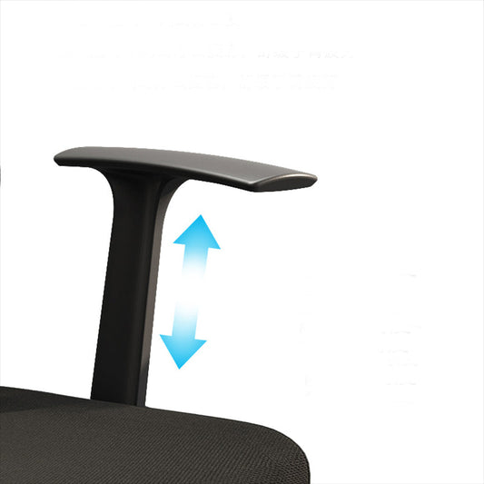 Silla de oficina de armas fija moderna sin angustia silla de escritorio ergonómico