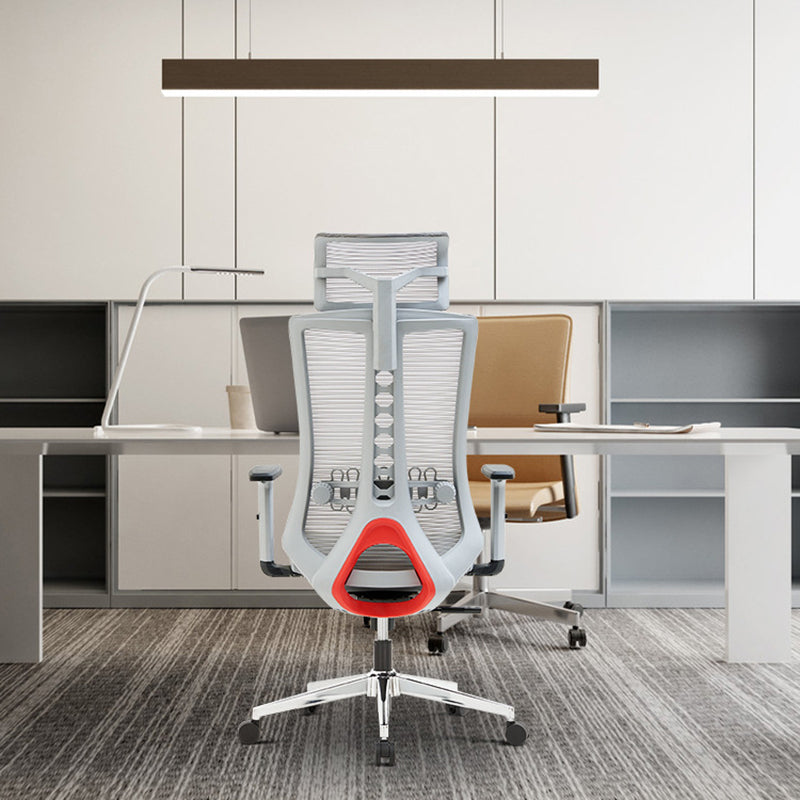 Silla de oficina moderna brazos extraíbles sin maniobra de mecanismo de inclinación angustiante