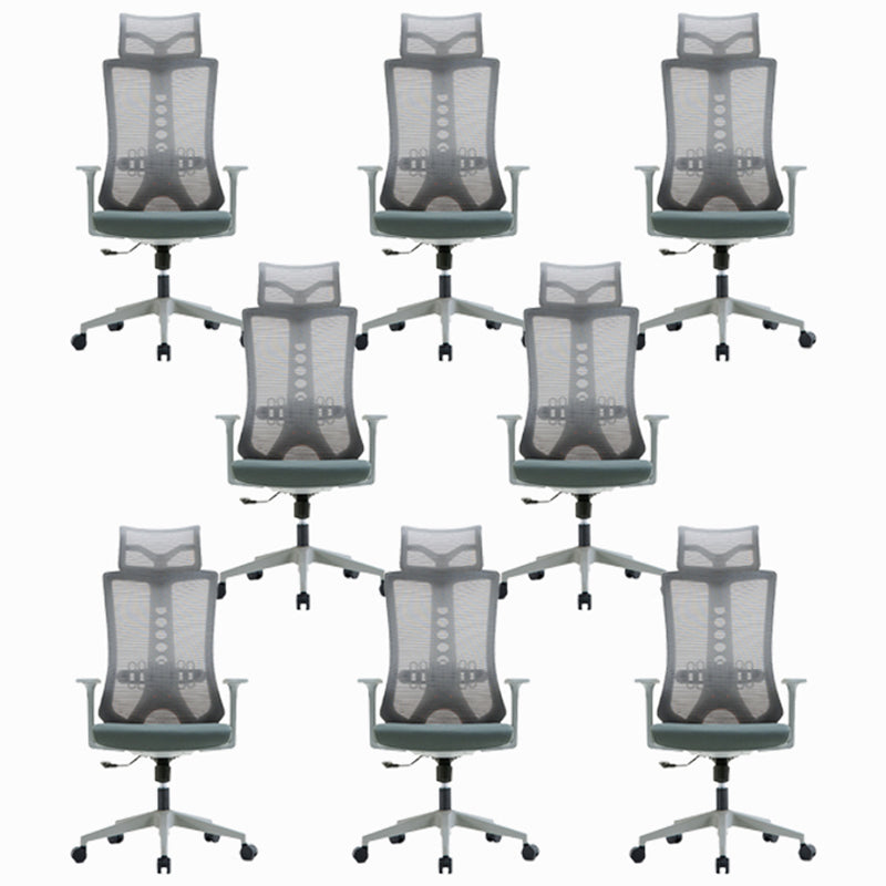 Silla de oficina moderna brazos extraíbles sin maniobra de mecanismo de inclinación angustiante