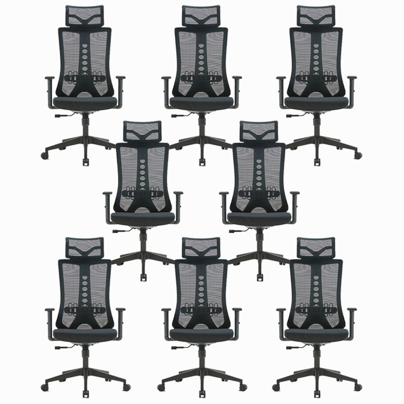 Silla de oficina moderna brazos extraíbles sin maniobra de mecanismo de inclinación angustiante