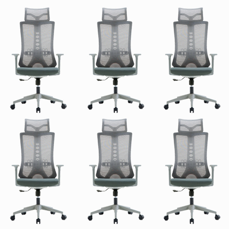 Silla de oficina moderna brazos extraíbles sin maniobra de mecanismo de inclinación angustiante