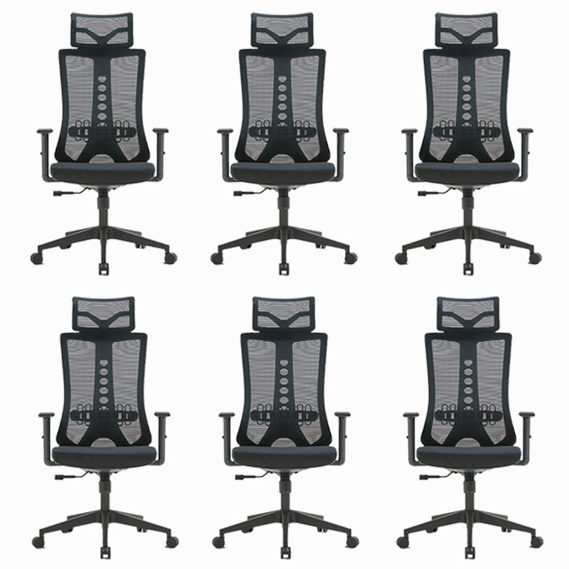 Silla de oficina moderna brazos extraíbles sin maniobra de mecanismo de inclinación angustiante