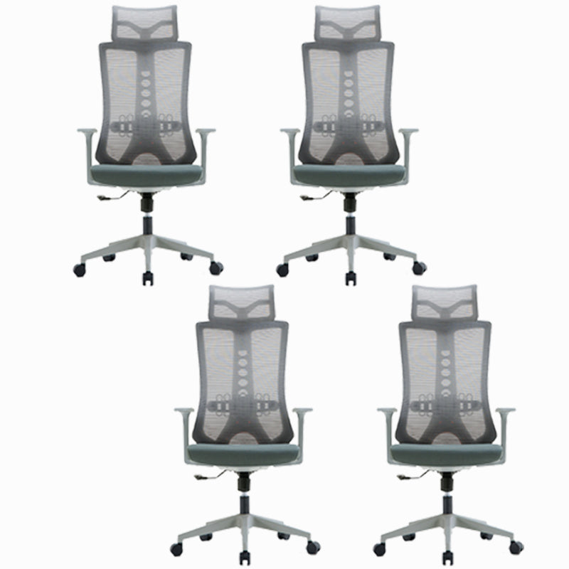 Silla de oficina moderna brazos extraíbles sin maniobra de mecanismo de inclinación angustiante