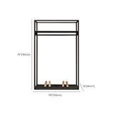 Industrial Metal Coat Hanger Free Standing Coat Rack for Living Room