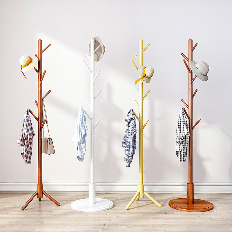 Zeitgenössischer Stil Hall Stand hölzern freistehender Halle stehen mit Haken