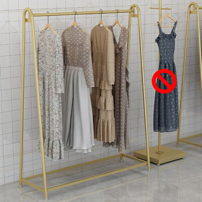 Freiständige Kleiderbügel hell Luxus Hall Tree Metalldelte Rack