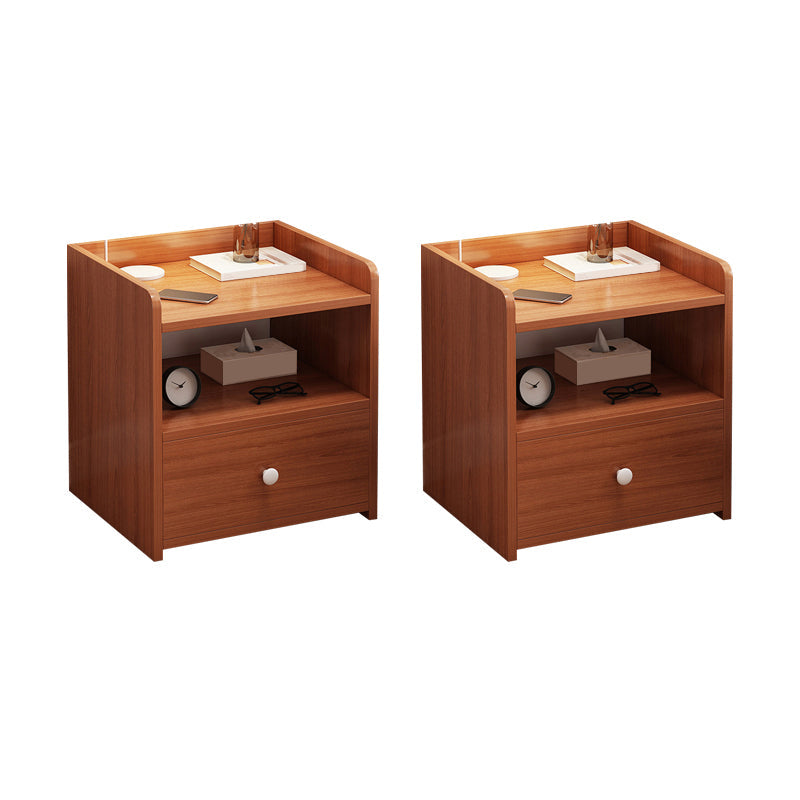 Comodino da tavolo accento contemporaneo comodino in legno con gambe