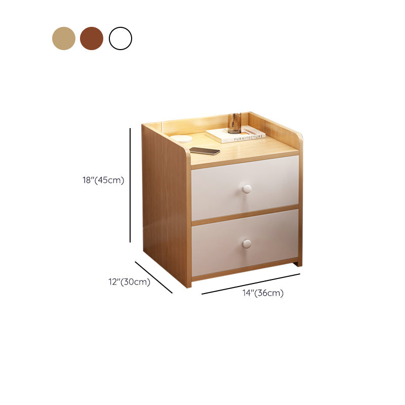 Comodino da tavolo accento contemporaneo comodino in legno con gambe