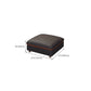 Faux Leather Sectional Sofa with Storage 35.43" High Sofa with Cushion Back
