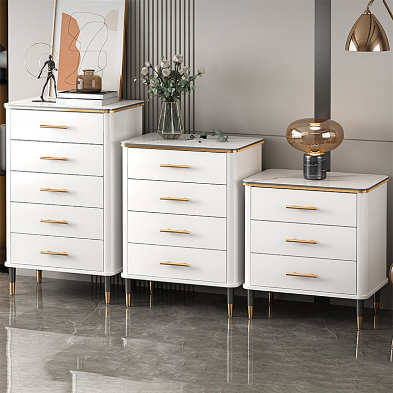 Classic Glam Lingerie Chest Vertical Marble Storage Chest with Drawers for Bedroom Clearhalo 'Bedroom Furniture' 'Dressers & Chests' 'dressers_chests' 'furn' 'furn_dressers_chests' 'Furniture' 7008782