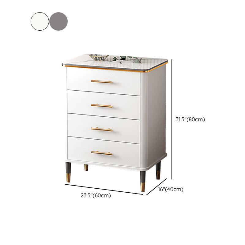 Classic Glam Lingerie Chest Vertical Marble Storage Chest with Drawers for Bedroom Clearhalo 'Bedroom Furniture' 'Dressers & Chests' 'dressers_chests' 'furn' 'furn_dressers_chests' 'Furniture' 7008799