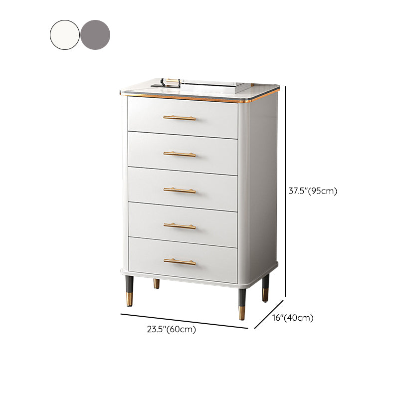Classic Glam Lingerie Chest Vertical Marble Storage Chest with Drawers for Bedroom Clearhalo 'Bedroom Furniture' 'Dressers & Chests' 'dressers_chests' 'furn' 'furn_dressers_chests' 'Furniture' 7008800