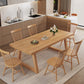 Simplicity Style Dinette Table Rectangle Solid Wood Dinner Table in Brown Clearhalo 'Dining Tables & Seating' 'Dining Tables' 'dining_table' 'furn' 'furn_dining_table' 'Furniture' 'Kitchen & Dining Furniture' 7012584