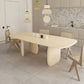 Contemporary Rectangle Dinner Table Dining Room Solid Wood Dining Table Clearhalo 'Dining Tables & Seating' 'Dining Tables' 'dining_table' 'furn' 'furn_dining_table' 'Furniture' 'Kitchen & Dining Furniture' 7012703