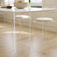 Simplicity Dinette Tafel Rechthoekige stenen eettafel in wit