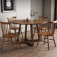 Dining Room Dinner Table Round Wood Top Kitchen Dining Table Clearhalo 'Dining Tables & Seating' 'Dining Tables' 'dining_table' 'furn' 'furn_dining_table' 'Furniture' 'Kitchen & Dining Furniture' 7012748