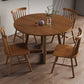 Dining Room Dinner Table Round Wood Top Kitchen Dining Table Clearhalo 'Dining Tables & Seating' 'Dining Tables' 'dining_table' 'furn' 'furn_dining_table' 'Furniture' 'Kitchen & Dining Furniture' 7012749