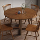 Dining Room Dinner Table Round Wood Top Kitchen Dining Table Clearhalo 'Dining Tables & Seating' 'Dining Tables' 'dining_table' 'furn' 'furn_dining_table' 'Furniture' 'Kitchen & Dining Furniture' 7012753