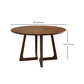 Dining Room Dinner Table Round Wood Top Kitchen Dining Table Clearhalo 'Dining Tables & Seating' 'Dining Tables' 'dining_table' 'furn' 'furn_dining_table' 'Furniture' 'Kitchen & Dining Furniture' 7012762