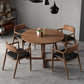 Kitchen Dinner Table Dining Room Round Wood Top Dining Table Clearhalo 'Dining Tables & Seating' 'Dining Tables' 'dining_table' 'furn' 'furn_dining_table' 'Furniture' 'Kitchen & Dining Furniture' 7012794