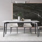 Simplicity Dinette Table Rectangle Stone Dinner Table for Dining Room
